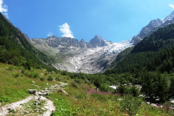 Le Bisse de Trient, bisse du glacier