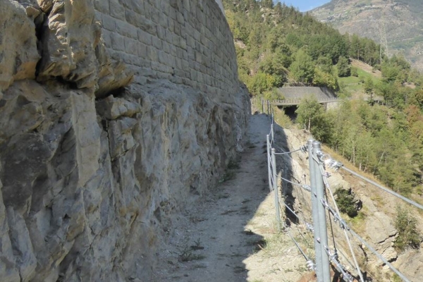 Le sentier de la vallée de Saas renaît