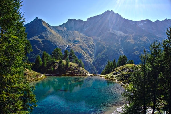 Cab. des Aiguilles Rouges - Louché (Lac Bleu)