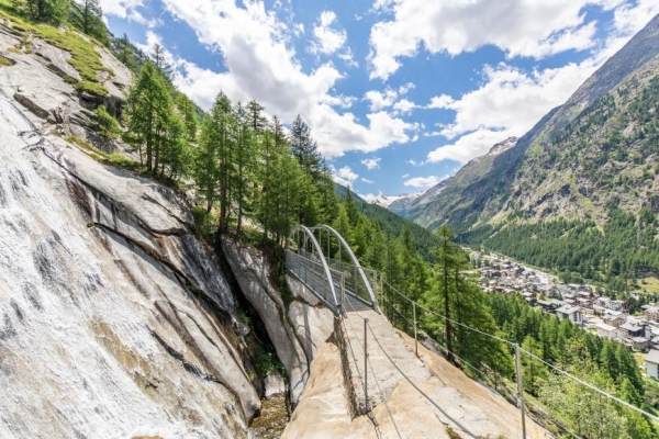 Sentier du bisse Saas-Almagell - Saas-Grund