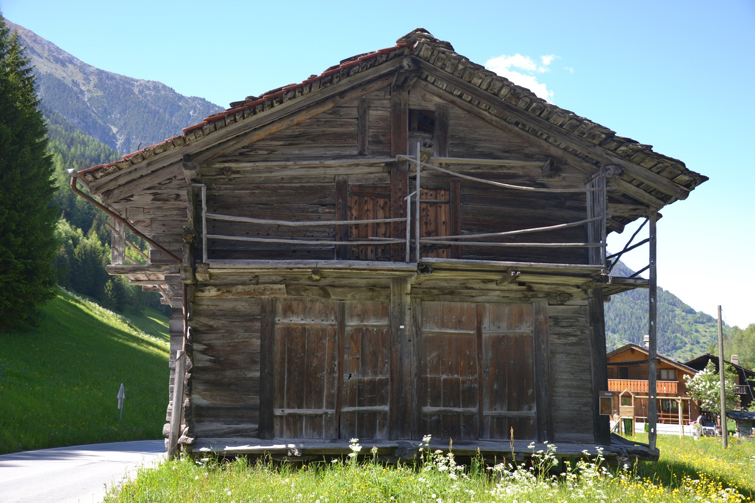 Die Weizen-Stadel © Au Pays du St-Bernard