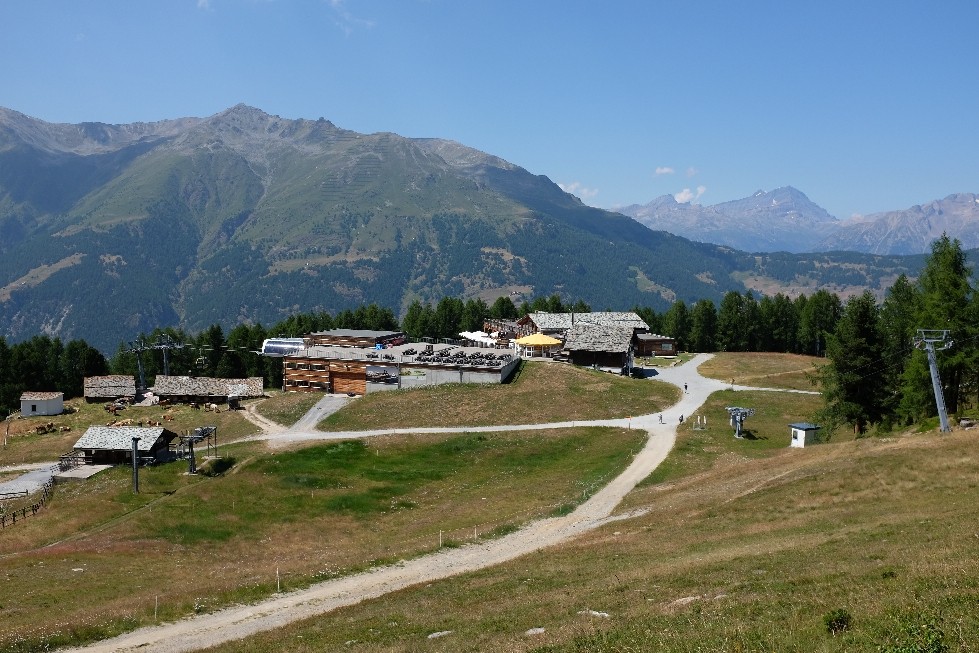 De retour à la station supérieure d'Hannigalp